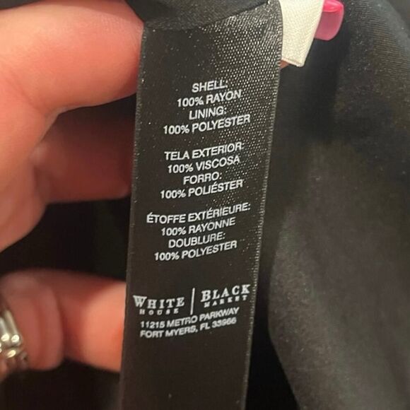 White House Black Market Womens Floral Flared A-Line Skirt Multicolor Size 8 - Picture 4 of 6